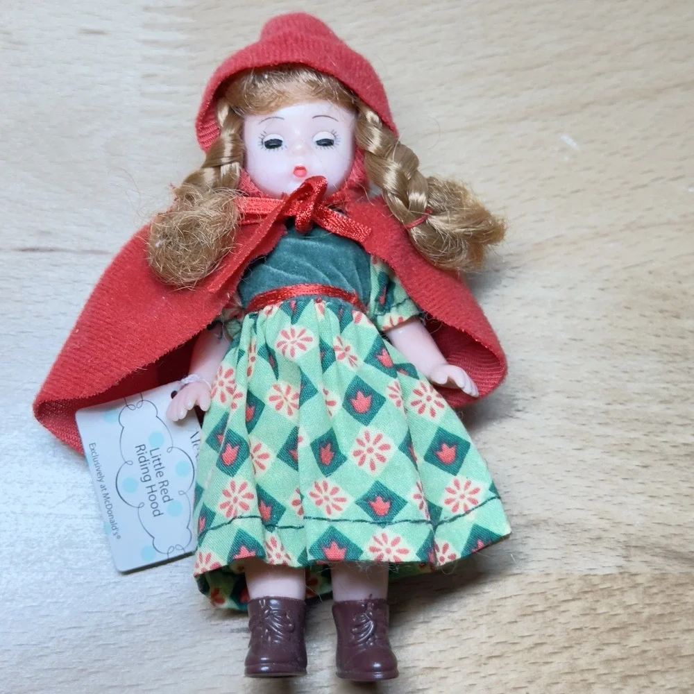 Madame Alexander Mini Doll Lot Peter Pan Red Riding Hood Groom Cathy Teddy Bear